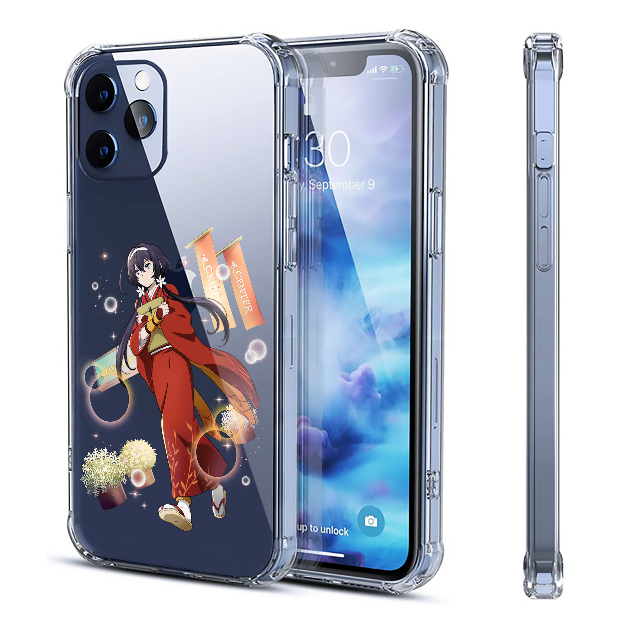 （画像用） 文豪ストレイドッグス Bungo Stray Dogs 【iPhone 12シリーズ対応】透明スマホケース（クリアソフトケース）